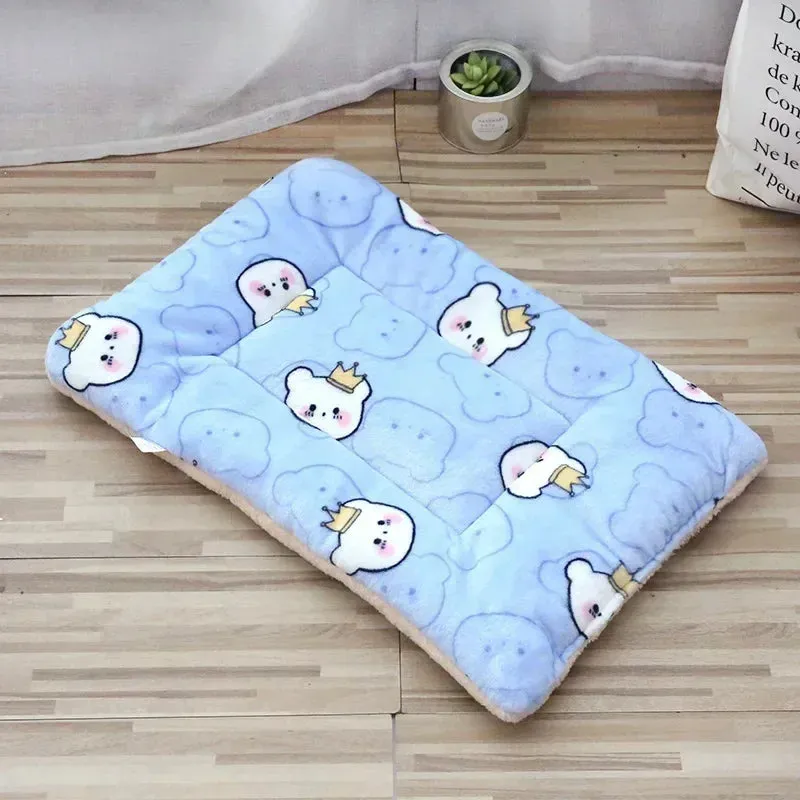 Soft Fleece Pet Bed Mat - Washable and Cosy