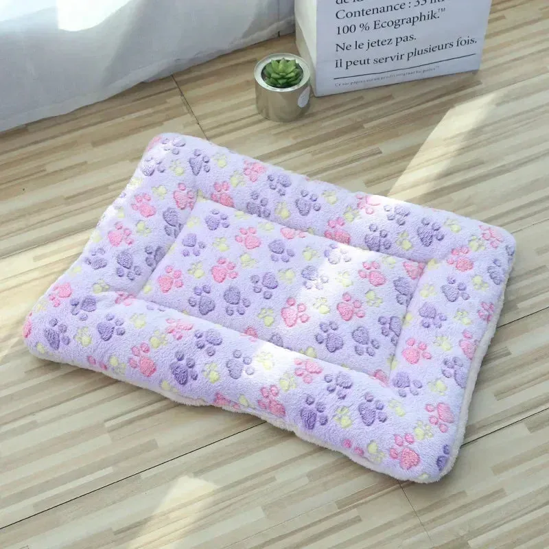 Soft Fleece Pet Bed Mat - Washable and Cosy
