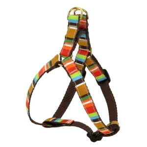 Teacup Harness | Brown Stripe
