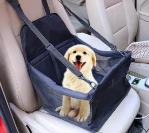 Travel Dog Car Seat Cover Folding Hammock Pet Carriers